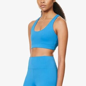 Girlfriend Collective IBIZA blue sports bra